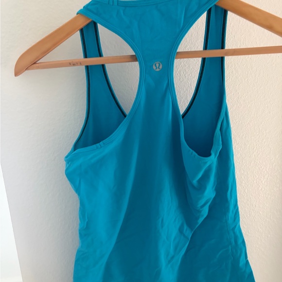 Lululemon Turquoise Racerback Tank - Picture 2 of 4
